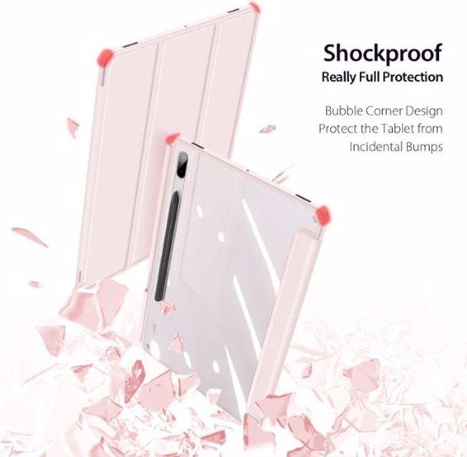 Productafbeelding Dux Ducis Toby Serie Leren Boekomslag Hoesje (Galaxy Tab S8+, Galaxy Tab S7+, Galaxy Tab S7 FE)