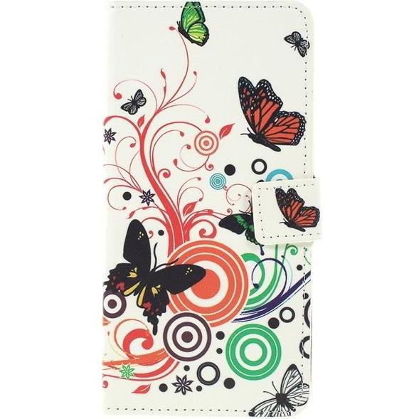 MU Style Leder Bookcover Image Series (Samsung Galaxy A10), Smartphone Hülle, Mehrfarbig