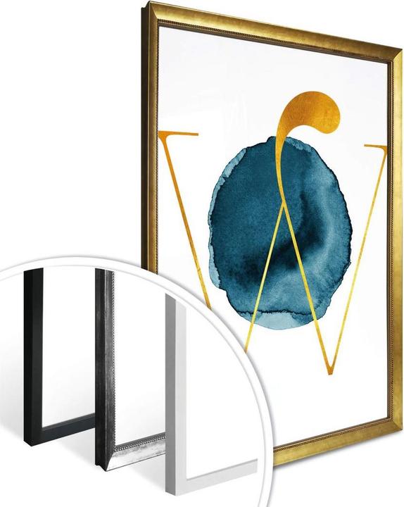 Produktbild Trenddeko Das goldene W (60 x 80 cm)
