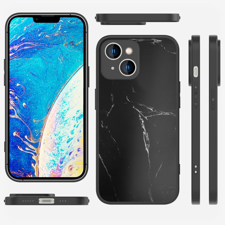Immagine prodotto Nalia Copertura in vetro temperato effetto marmo (Apple iPhone 14)