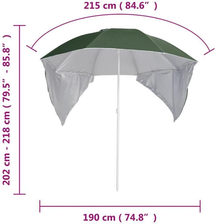 Immagine prodotto vidaXL Strandschirm (1.90 m)