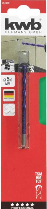 Image du produit kwb Mèches à grès cérame, ø 5.0 mm (5 mm)