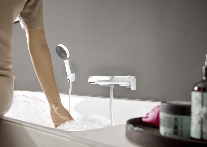 Produktbild hansgrohe VIVENIS Badearmatur, Aufputz, mattweiss