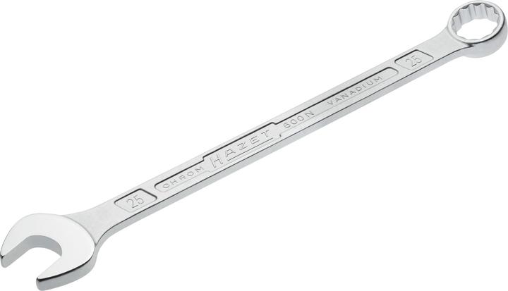 Produktbild HAZET Ring-Maulschlüssel 600N-25 ∙ Aussen Doppel-Sechskant-Tractionsprofil ∙ 25 mm (25 mm)