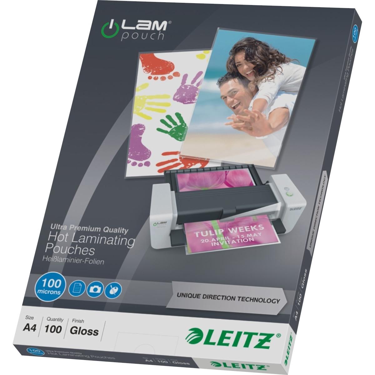 Leitz, Laminierfolie, Laminierfolie (A4, 100 Stück, 100 µm)