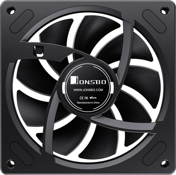 Actual product image Jonsbo ZA-120 Lüfter, PWM, ARGB - 120mm, schwarz (120 mm, 1 x)