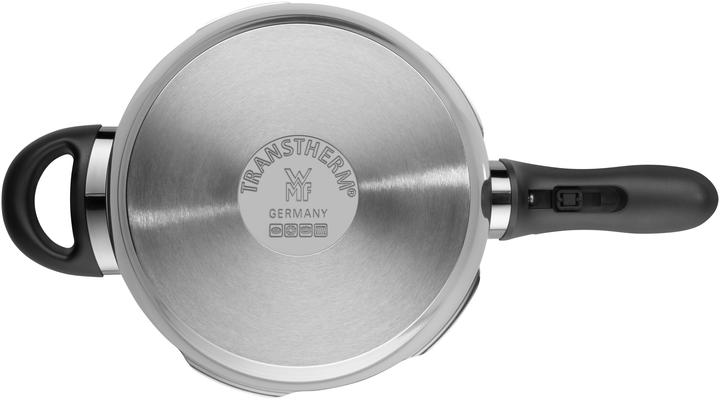 Productafbeelding WMF Snelkookpan 3tlg 4,5+3l groot kooksignaal Perfect Plus Inductie (22 cm, Kookpotten en pannenset, Roestvrij staal)