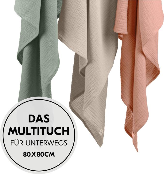 Image du produit Hauck Cuddle N Clean 3Set Sage/Beige/ Cork (80 cm, 80 cm)