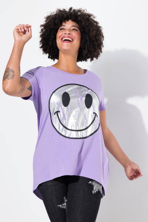 Actual product image Angel of Style A-line t-shirt with metallic smiley (46)