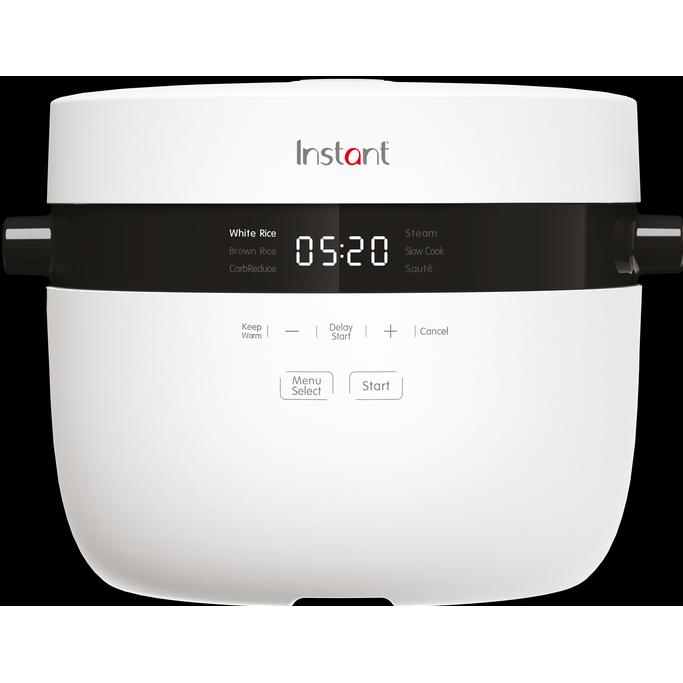 Instant Rice Cooker & Steamer, Dampfgarer + Reiskocher, Weiss