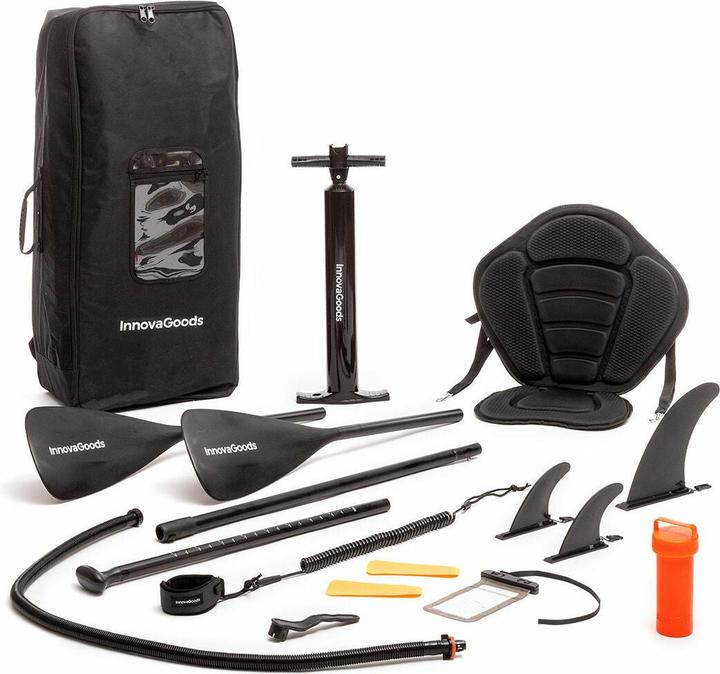 Immagine prodotto InnovaGoods Tavola da paddle gonfiabile 2 in 1 con sedile e accessori Siros 10'5" 320 cm (10'5")