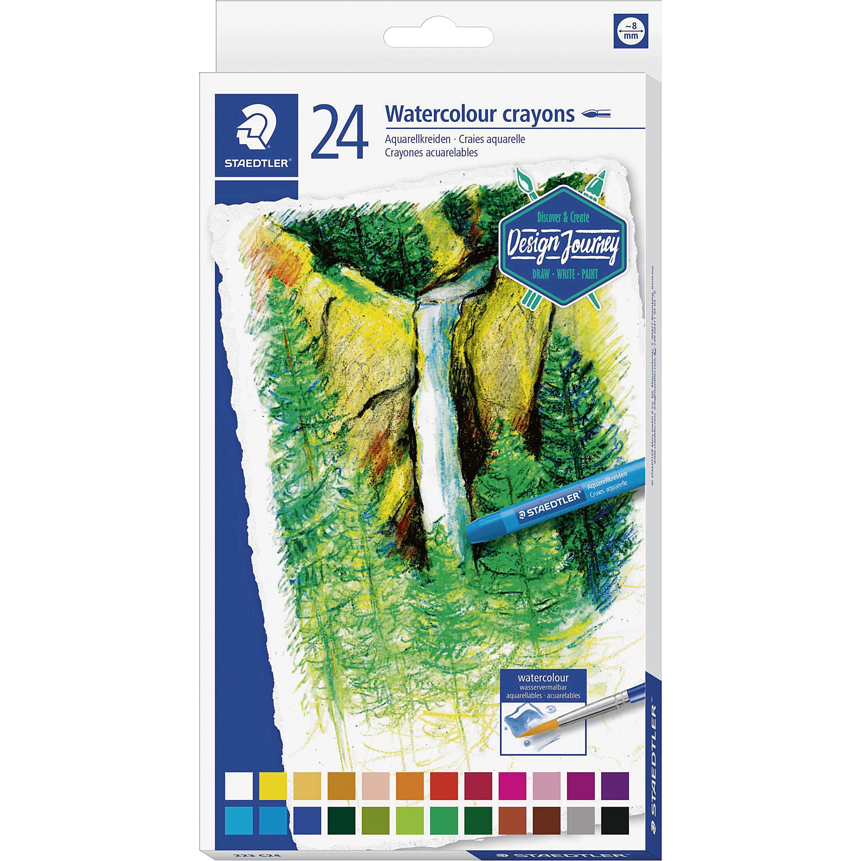 Staedtler, Malstifte, Aquarellkreide 'Design Journey' (Mehrfarbig, Multicolor, 1 x)