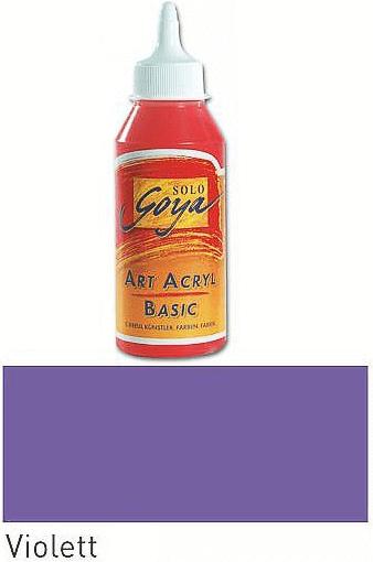 Actual product image Kreul Basic acrylic 250ml (Violet, 250 ml)