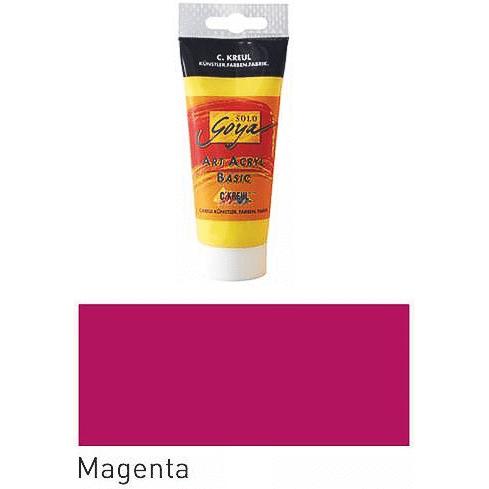 Kreul, Künstlerfarbe + Bastelfarbe, Basic Acryl 100ml (Magenta, 100 ml)