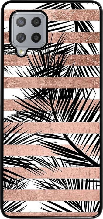 Produktbild PhoneLook Hülle Palm trees gold stripes (Samsung Galaxy A42 5G)