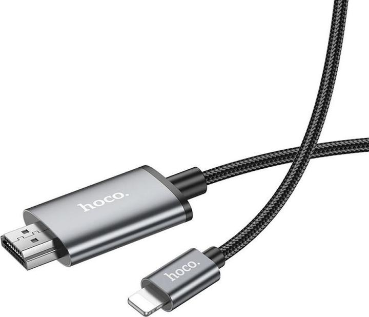 Actual product image Hoco Lightning — HDMI (type A) (2 m, HDMI)