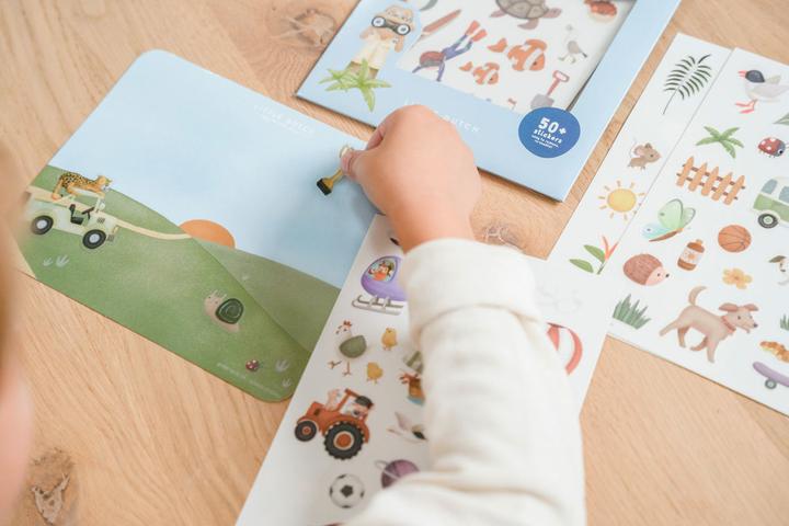 Actual product image Little Dutch Jim and Friends window stickers