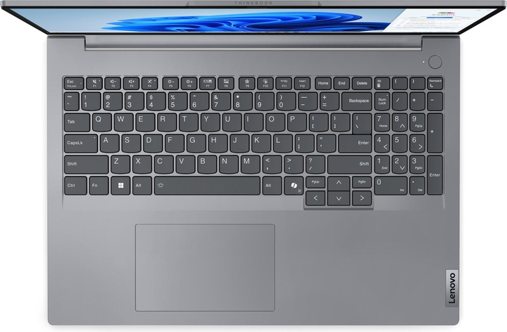 Actual product image Lenovo ThinkBook 16 Gen 7 (16", AMD Ryzen 5 7535HS, 16 GB, 512 GB, DE)