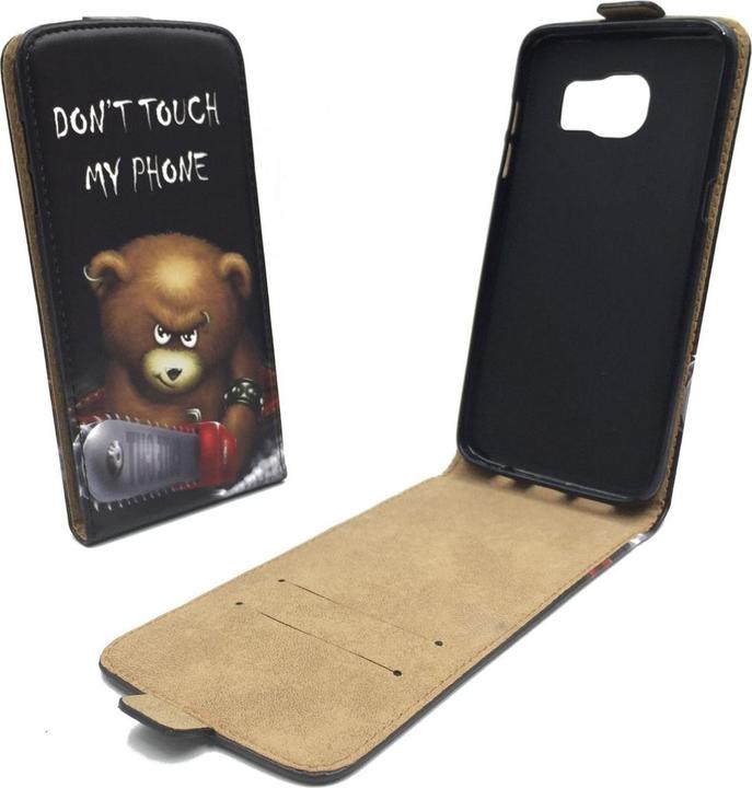 Actual product image König Design Mobile Phone Case for Samsung Galaxy S7 Edge Protective Wallet Cover 360 Case Black (Samsung Galaxy S7 Edge)