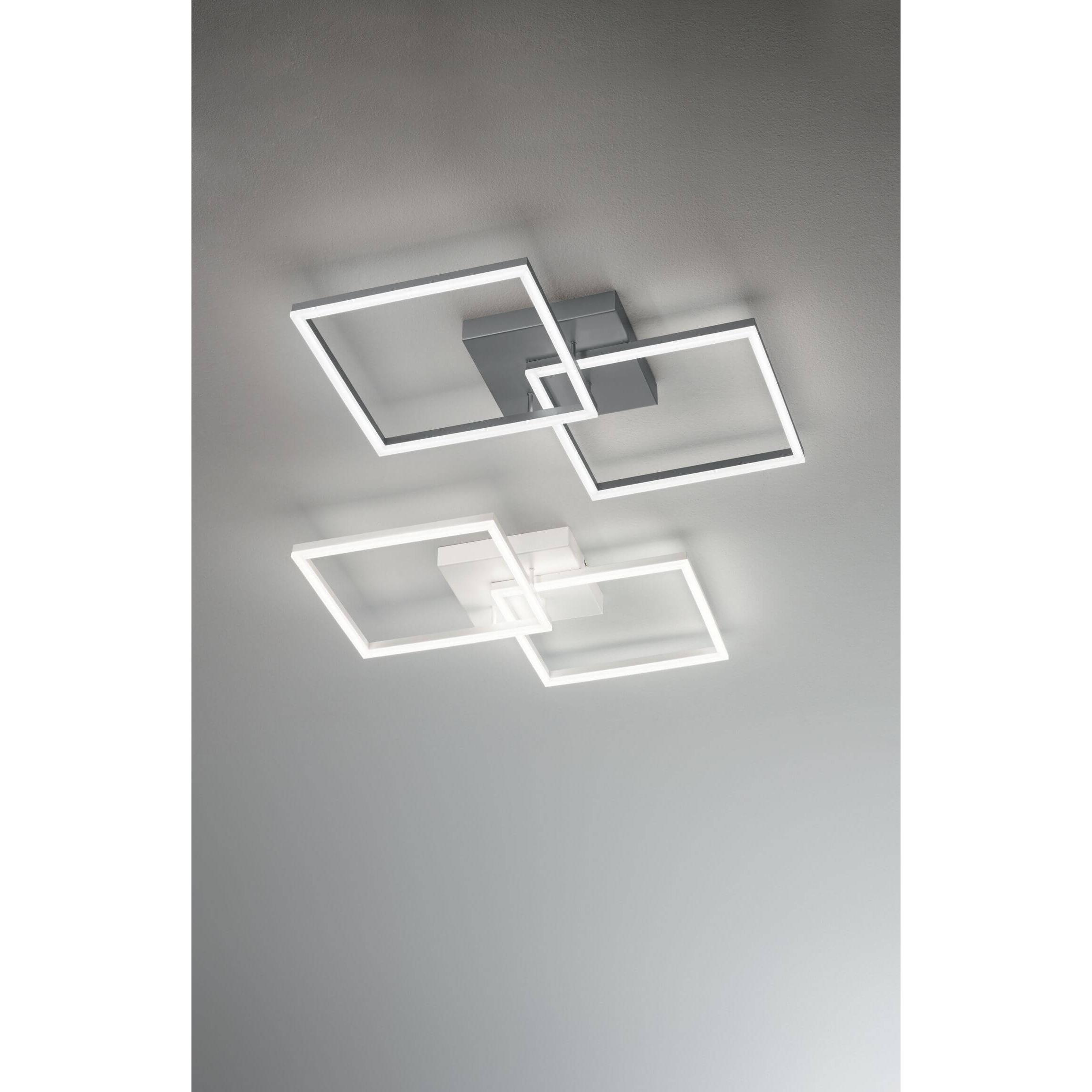 Thumbnail - Fabas Luce, Wandleuchte + Deckenleuchte, Deckenleuchte Deckenlampe Aluminium Flur Modern (4680 lm)
