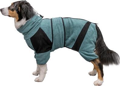 Productafbeelding Trixie Badjas / Huisoverall Badstof Benzine - 46 Cm (M, Hond algemeen, Hondenbadjas)