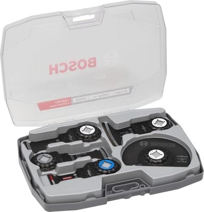 Bosch Professional Zubehör Starlock Sägeblatt Set, 5-tlg, Thekendisplay, TU5