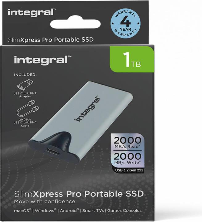 Produktbild 1tb Slimxpress Pro Portable SSD (1 TB)
