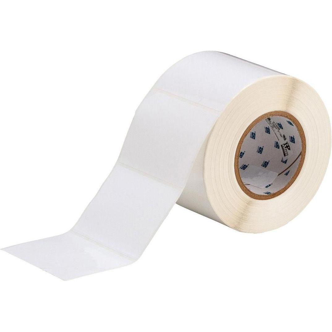 Brady, Etiketten, THT-76-483-1, Polyester, Weiss, 101.60 x 76.20 mm, extrem stark haftend (1000 E.)