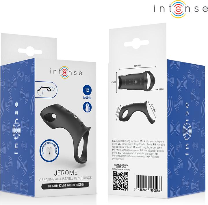 Produktbild Intense - Jerome Verstellbarer Vibrierender Penisring Modell 12