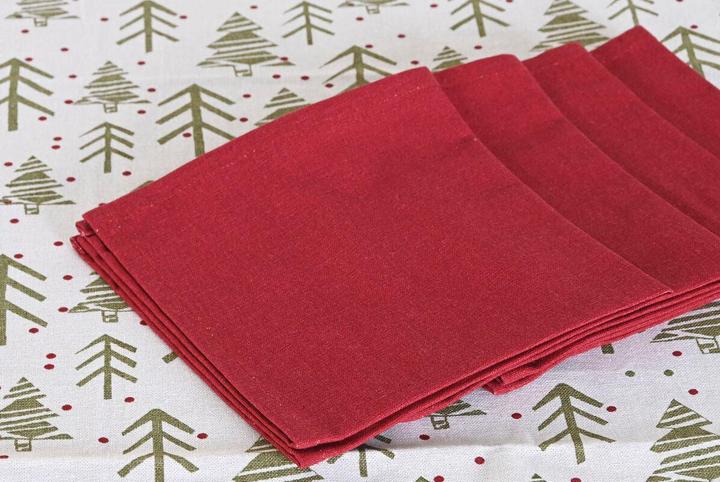 Productafbeelding Esprit Fleckenabweisende geharzte Tischdecke Home Weiss grün Beige (5 Stücke)