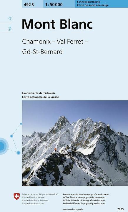 492S Mont Blanc Schneesportkarte