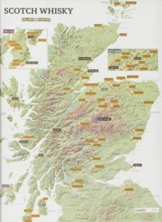 Actual product image Whisky Distilleries Collect and Scratch Print