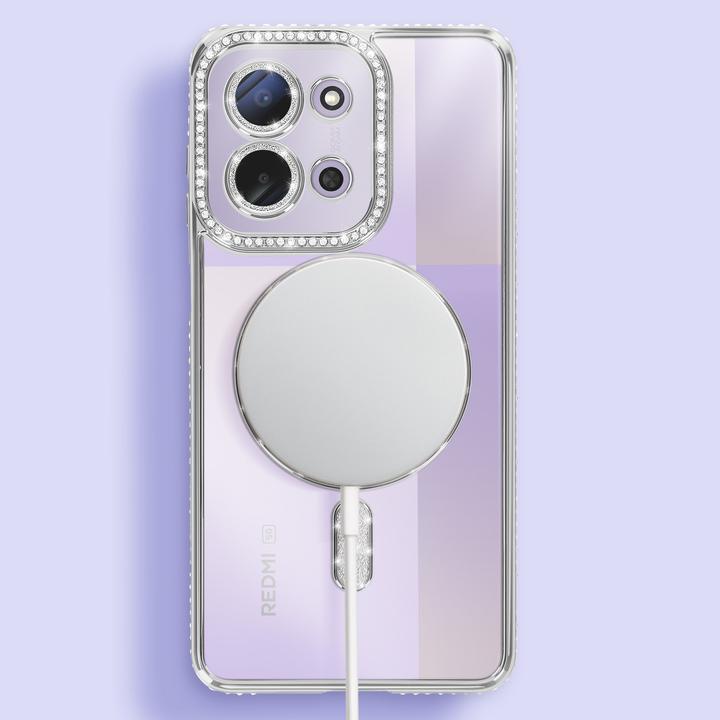 Actual product image Avizar MagSafe Hülle Redmi 15C mit Strass (Xiaomi Redmi 15C)
