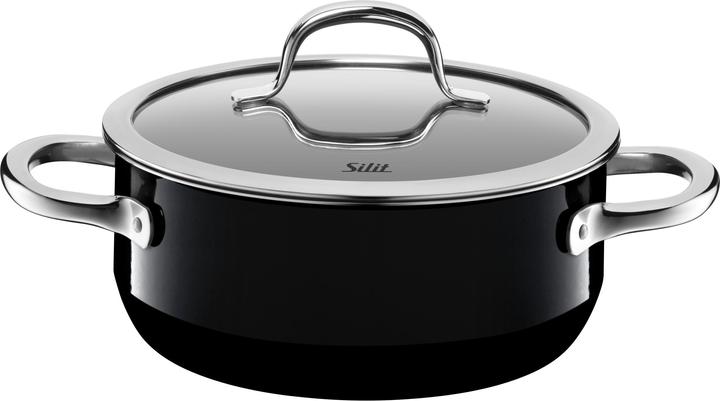 Actual product image Silit m.D.20cm Passion Black (16 cm, Casserole + Stewpot, Ceramic)
