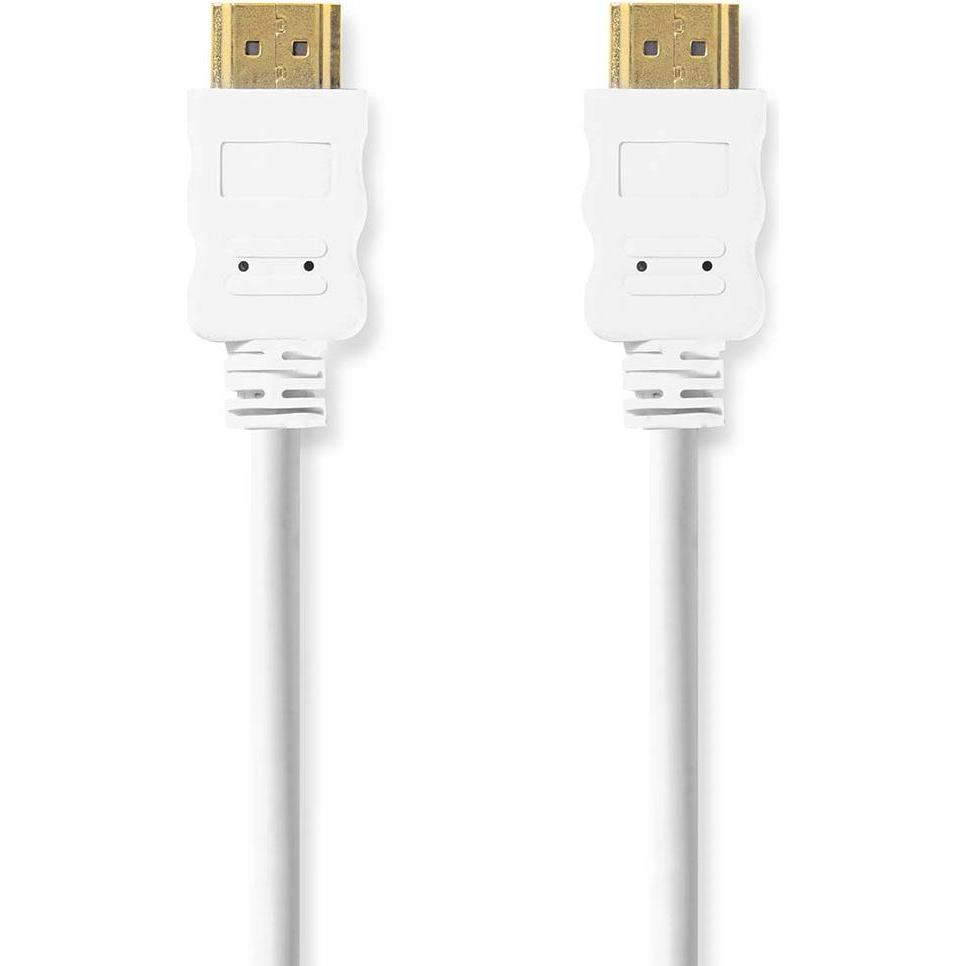 Nedis High Speed ​​HDMI ™ Kabel mit Ethernet HDMI™ Stecker HDMI™ Stecker 4K@60Hz ARC 18 Gb (2 m, HDMI), Video Kabel