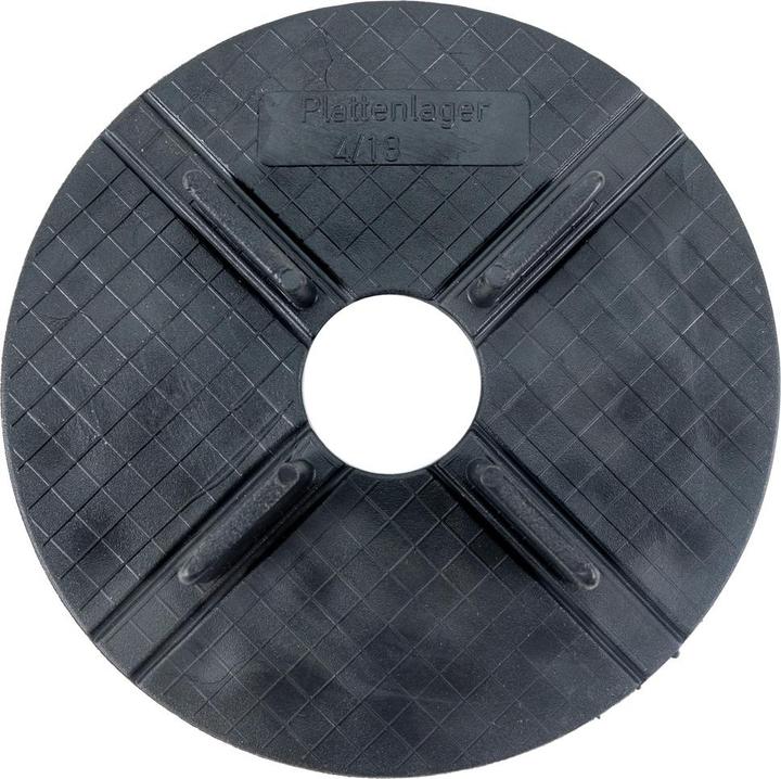 Actual product image Sanpro Rubber slab bearing / terrace bearing with joint cross 4/18 mm, quantity 1 piece (1 x)