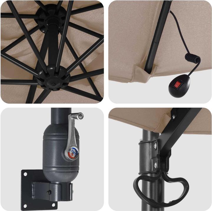 Image du produit vidaXL Garten-Sonnenschirm (2.48 m)