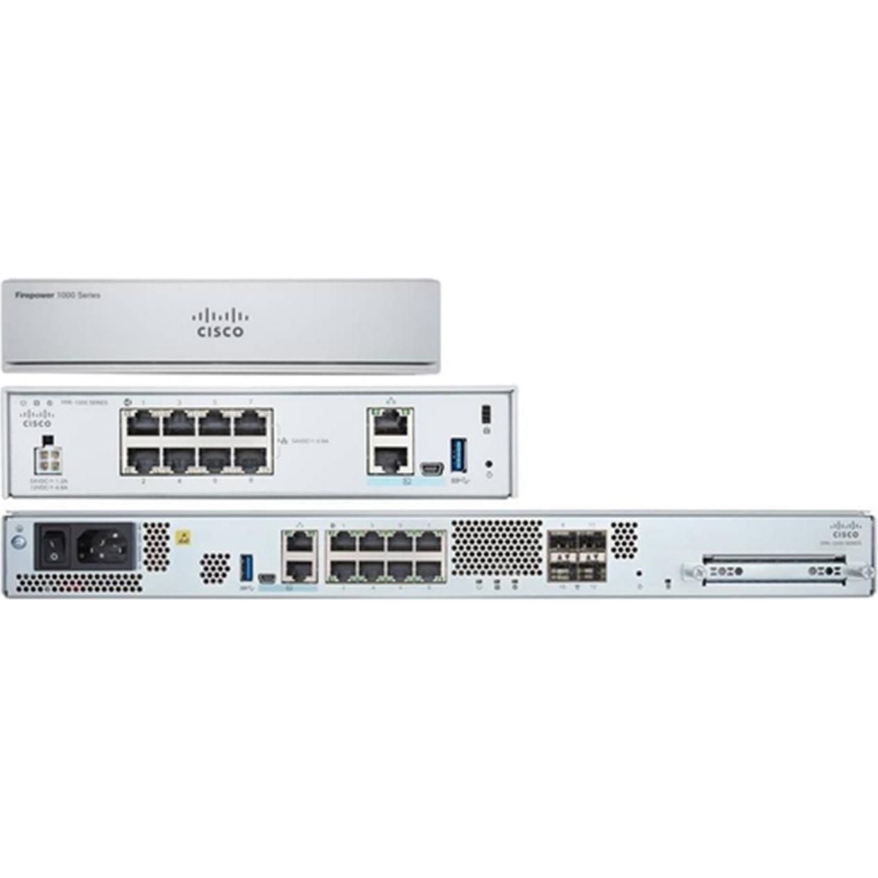 Thumbnail - Cisco FPR1150-NGFW-K9 Firewall (Hardware) 1U, Firewall