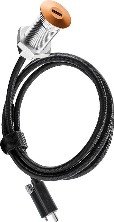 Actual product image Ochno Socket - USB-C outlet w. locking screw 1m cable in Copper (1 m, USB 3.2 Gen 2)