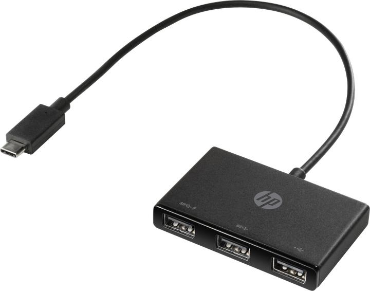 Actual product image HP USB-C zu USB-A Hub Z6A00AA (USB-C, 3 ports)
