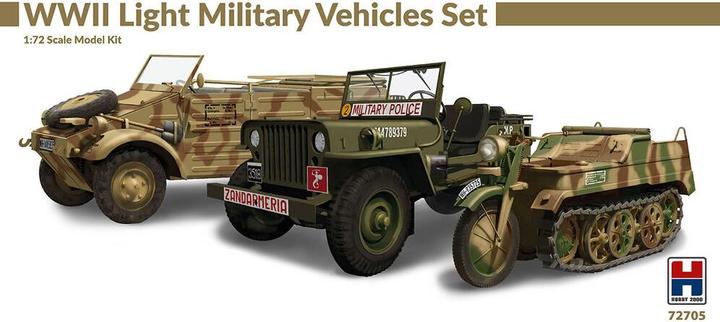 Immagine prodotto Hobby 2000 Set di veicoli militari leggeri della seconda guerra mondiale