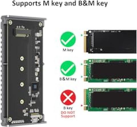 Produktbild LMP DataFlash USB4 SSD,enclosure for NVMe PCIe SSD USB4 (M.2)