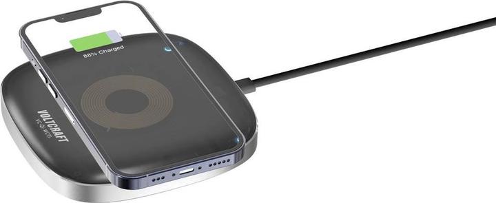 Produktbild Voltcraft Induktions-Ladegerät 1670 mA VC-Qi-WC15 VC-13791415 Ausgänge Induktio (15 W)