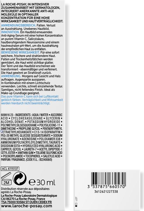Actual product image La Roche Posay Redermic Pure Vitamin C10 Serum (30 ml)
