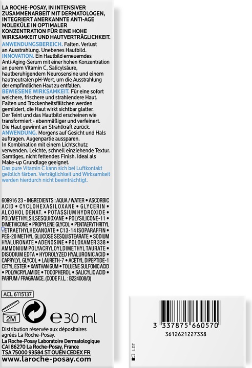 Actual product image La Roche Posay Redermic Pure Vitamin C10 Serum (30 ml)