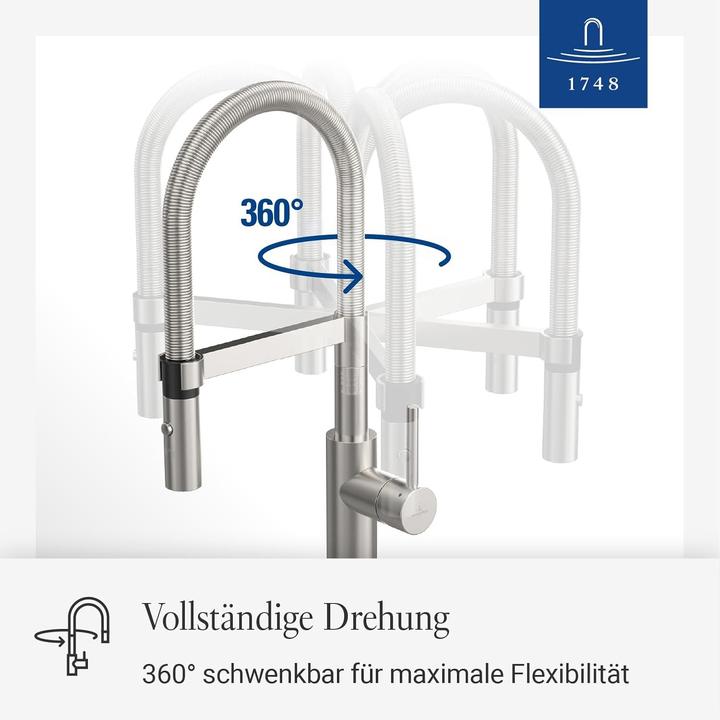 Produktbild Villeroy & Boch Steel Expert 2.0 Küchenarmatur, aus Edelstahl