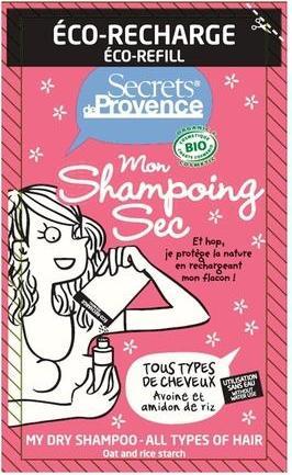 Produktbild Secrets de Provence Nachfüllpackung BIO-Trockenshampoo alle Haartypen Hafer & Reisstärke - 38ml - (38 ml, Trockenshampoo)