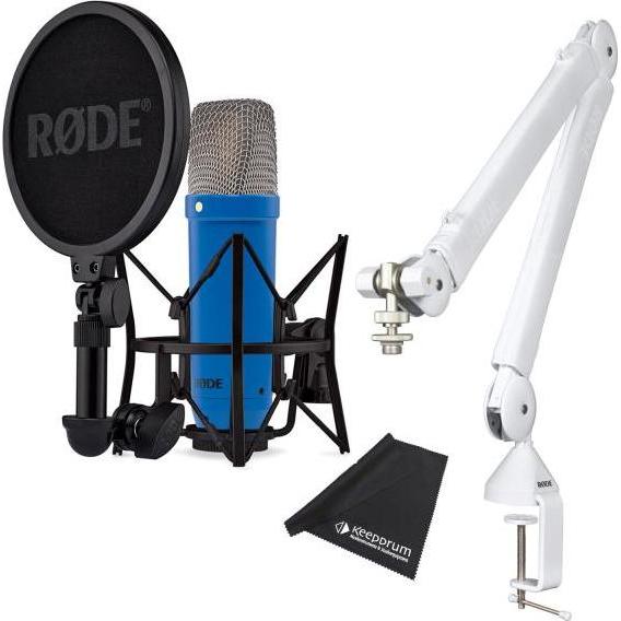 Thumbnail - RØDE NT1 Signature Cobalt Blau Mikrofon mit PSA-1+ Gelenkarm WH, Mikrofon