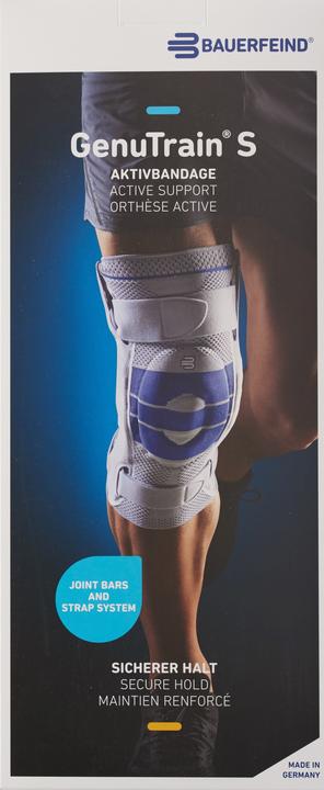 Produktbild GenuTrain S Aktivbandage Grösse 3 rechts titan (3)