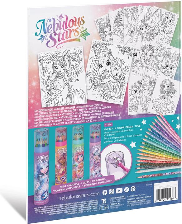 Produktbild Nebulous Stars Malbuch Universum (12 St.)